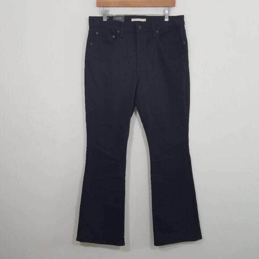 NWT Levi's 725 High Rise Bootcut Black Tab Stretch Jeans Black Size 33